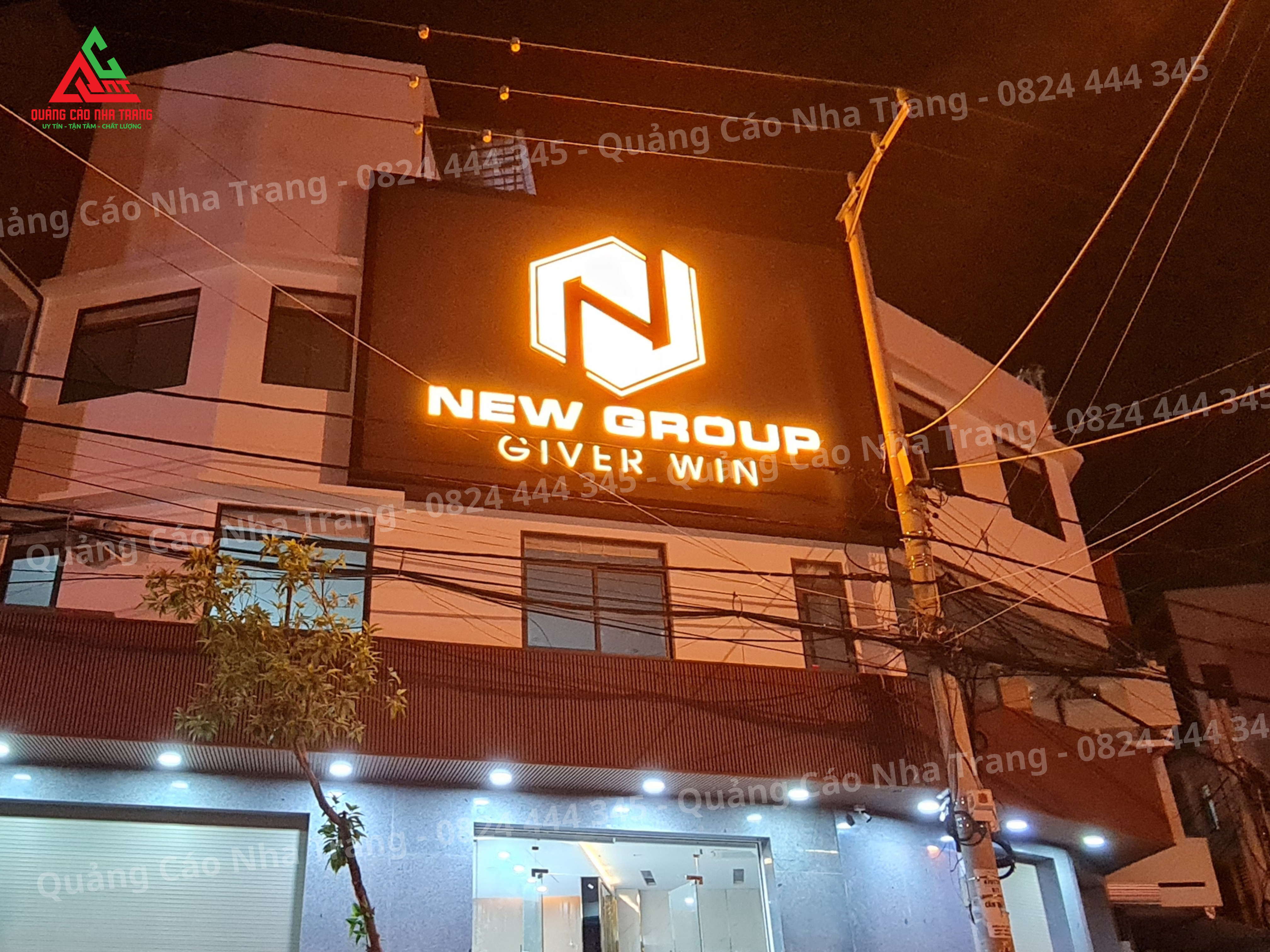 Dự Án Thi Công Bảng Hiệu New Group